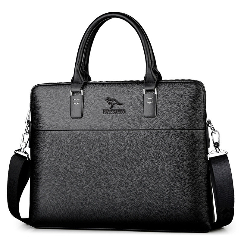 男士包横款皮包单肩斜挎包商务手提公文包托特包2024年春季