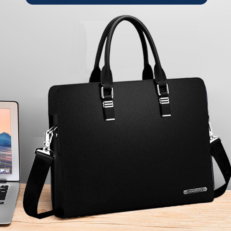 牛皮男包真皮男士手提包商务公文包单肩斜挎包出差电脑包