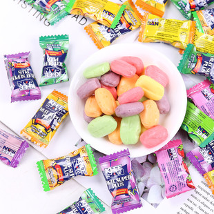 包邮 Fruit Plus马来西亚果超软糖水果糖果果汁软糖500g