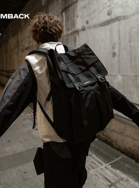 COMBACK新款国潮双肩背包城市户外休闲旅行电脑包潮牌大容量背包