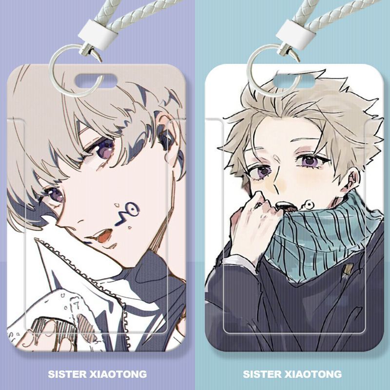 咒回狗卷棘动漫同款学生滑盖卡套饭卡公交卡身份证件保护套门禁卡