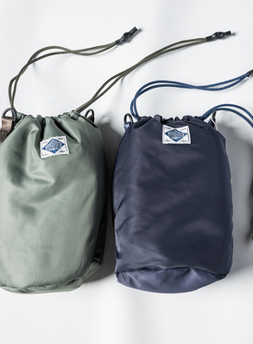 NON STOCK防水尼龙小型收纳桶包斜侉背洗衣袋Chalk bag腰包镁粉包