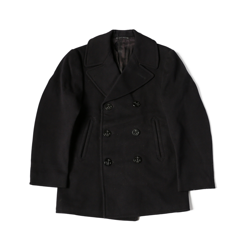 双排扣海军重磅羊毛大衣