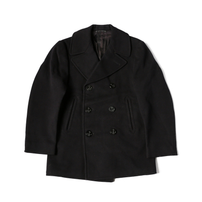 双排扣海军重磅羊毛大衣