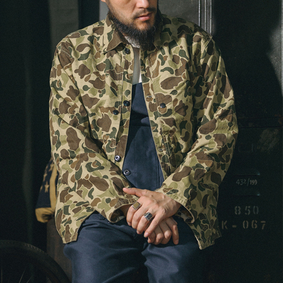 HBT夹克猎鸭迷彩USMC工装外套