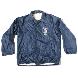 插肩袖 古着80年代 USS舰艇JASON尼龙教练夹克 美产 风衣navy USN
