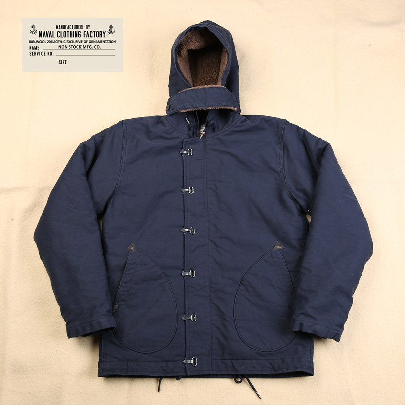 2019 non stock usn n2甲板服 男士加厚n1甲板夹克外套咔叽