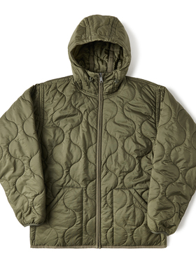 恶犬BRONSON试验版样品 M-65 LINER内胆连帽衫外套SAMPLE绗缝棉服