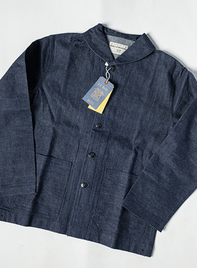 瑕疵B品 1922 USN 开衫船领DUNGAREE JUMPER丹宁布夹克