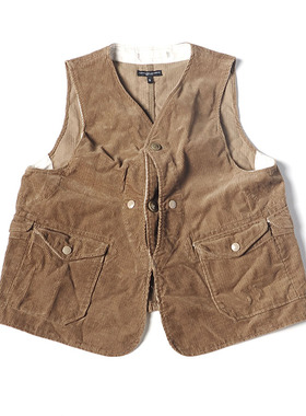日产 ENGINEER GARMENTS VEST 狩猎户外马甲 灯芯绒马甲