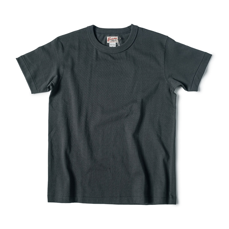thumbnail for Vicious dog bronson vintage trolley weave 300g heavy cylinder short sleeve t-shirt solid color american vintage undershirt