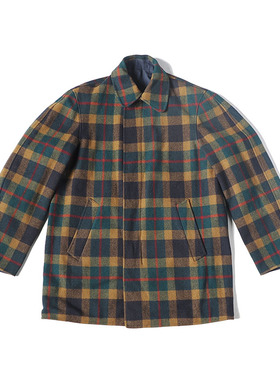 古着 60 年代 PENDLETON 彭丹顿 羊毛大衣外套  品相非常好