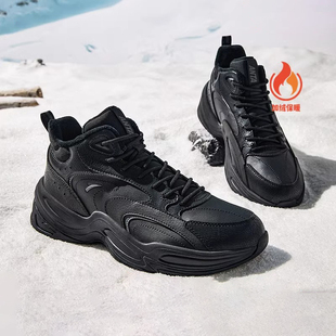 潮流百搭休闲运动鞋 新款 112448957 男冬季 安踏ACE穿越加绒保暖棉鞋