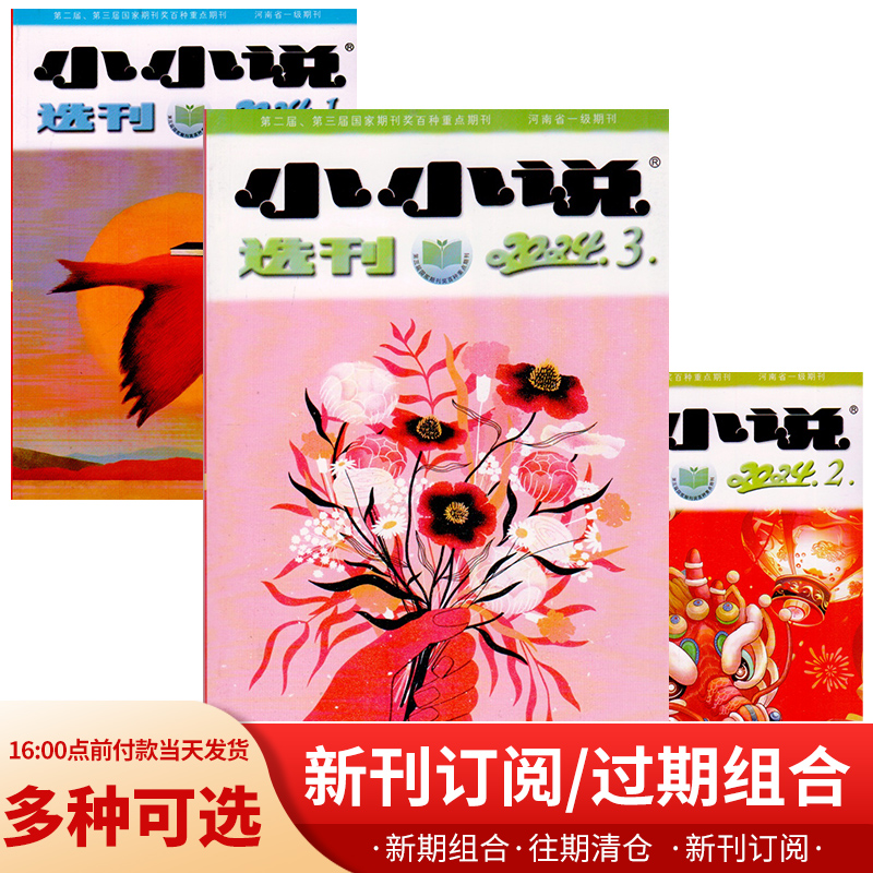 小小说选刊杂志2024年1/2/3月 23年12月全年订阅22年21年20年处理清仓新期打包微型小说散文百花园民间故事会文学文摘非订阅期刊-封面