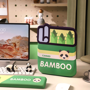 熊猫卡通风可爱电脑鼠标垫硅胶护腕垫记忆棉键盘垫手托手枕腕托垫