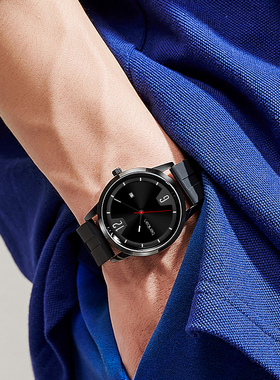 benken手表男高中学生简约潮流手表男士运动防水夜光石英表6002MQ