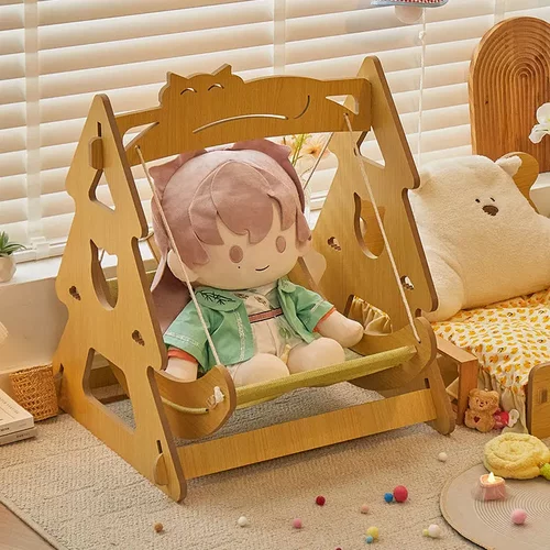 棉花娃娃秋千40cm家具吊床床铺过家家bjd木床一番赏坐姿拍照道具