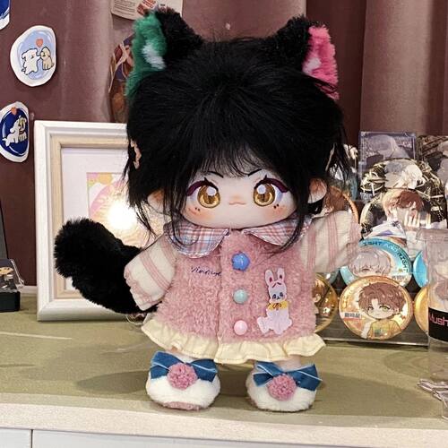 重返未来1999周边的士属性20cm狸狸安棉花娃娃裸娃动漫玩偶