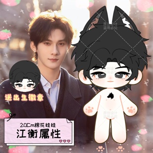 Desire4江衡属性20cm棉花娃娃可爱毛绒玩偶明星同人礼物 原创