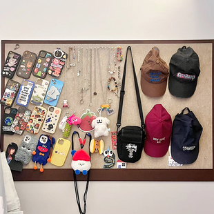 毛毡板墙贴照片墙免打孔留言板软木板挂墙展示板墙板墙面装饰自粘