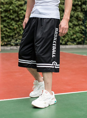 夏天薄款弹力篮球裤打篮球过膝男