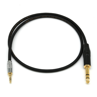 雅堡YARBO AUDIOPHILE专业级小三芯转大三芯耳机音频延长对录线