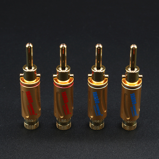 雅堡YARBO AUDIOPHILE SC:2007G 香蕉头自锁免焊镀金端子音响插头