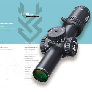 沼泽鹿TDHD1.2-6倍高清速瞄十字镜瞄准i器变倍杆模型摆件弹弓玩具