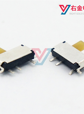 MSK-12C02七脚小拔动开关耐温7脚贴片侧面拔动开关7P微型迷你开关