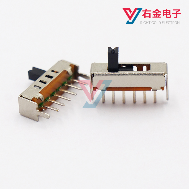 单排直柄拨动开关2只固定脚