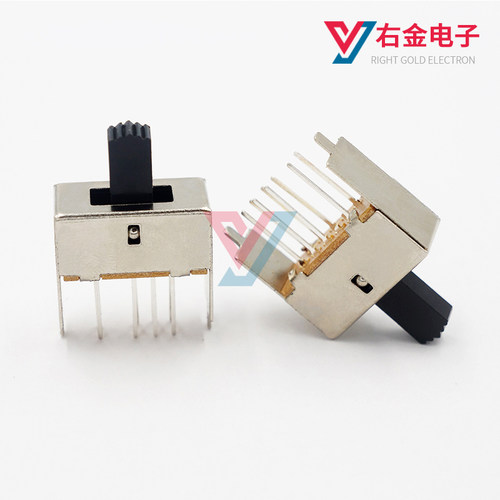 SS-23E033档8脚立式拨动开关
