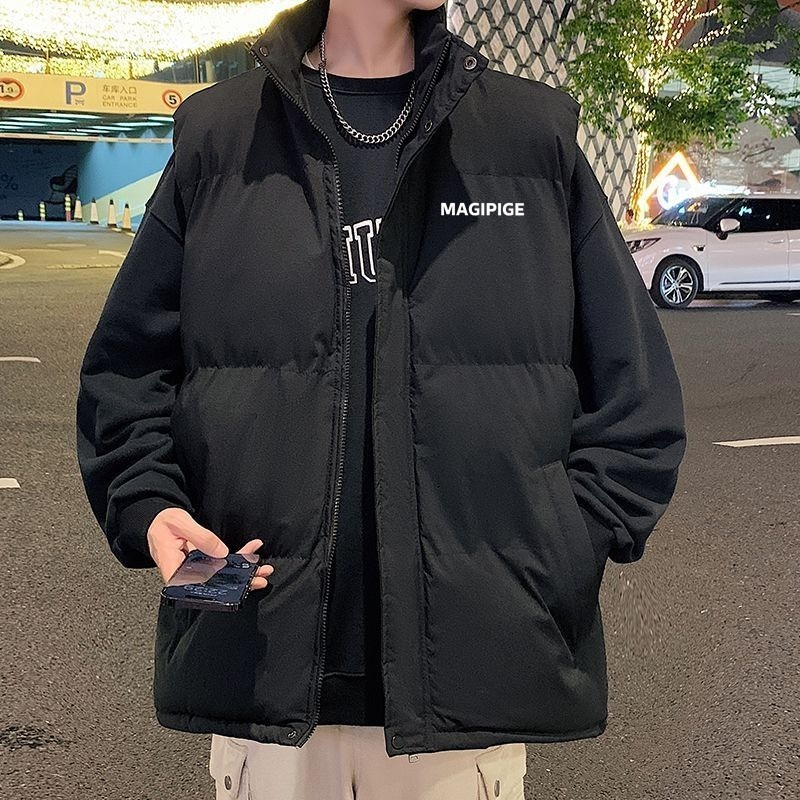 立领马甲棉服男生秋冬保