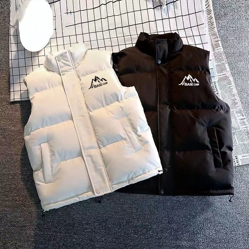 休闲棉马甲男生加厚马夹棉服潮流宽松青少年秋冬保暖立领坎肩棉衣,男装,常规马甲,淘宝优惠券,粉丝福利购,淘宝优惠卷