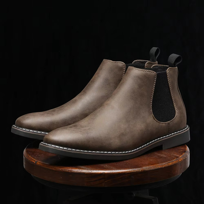 Men's Chelsea Boots Smart Casual Slip On Ankle Boots切尔西靴