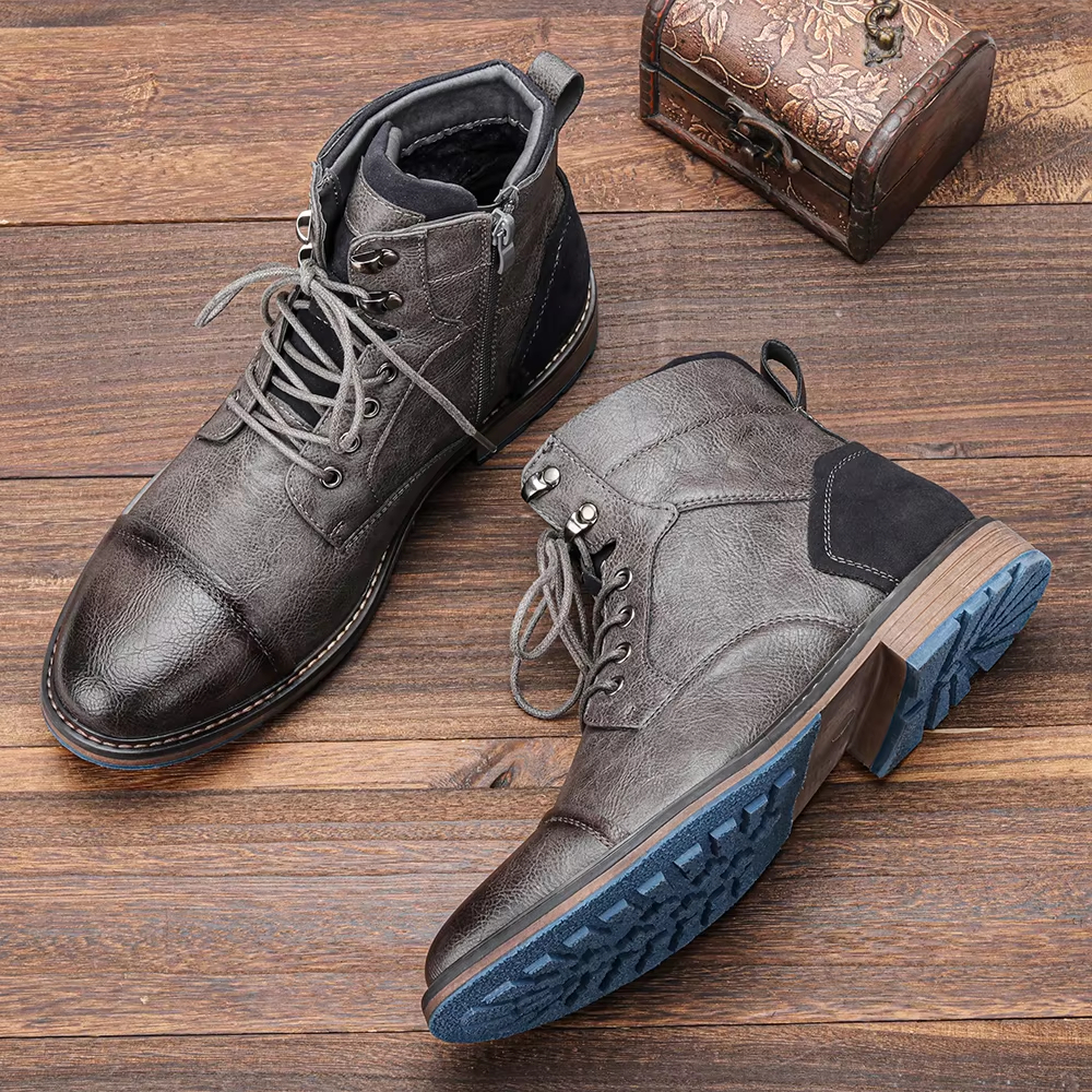 Mens Chukka Boots Lace Up Desert Ankle Boots Classic Causal