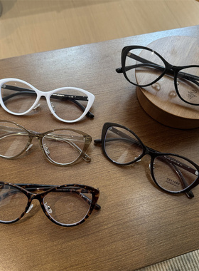 赵丽颖同款猫眼超轻TR眼镜框女近视可配度数镜片方圆脸镜架瘦脸潮