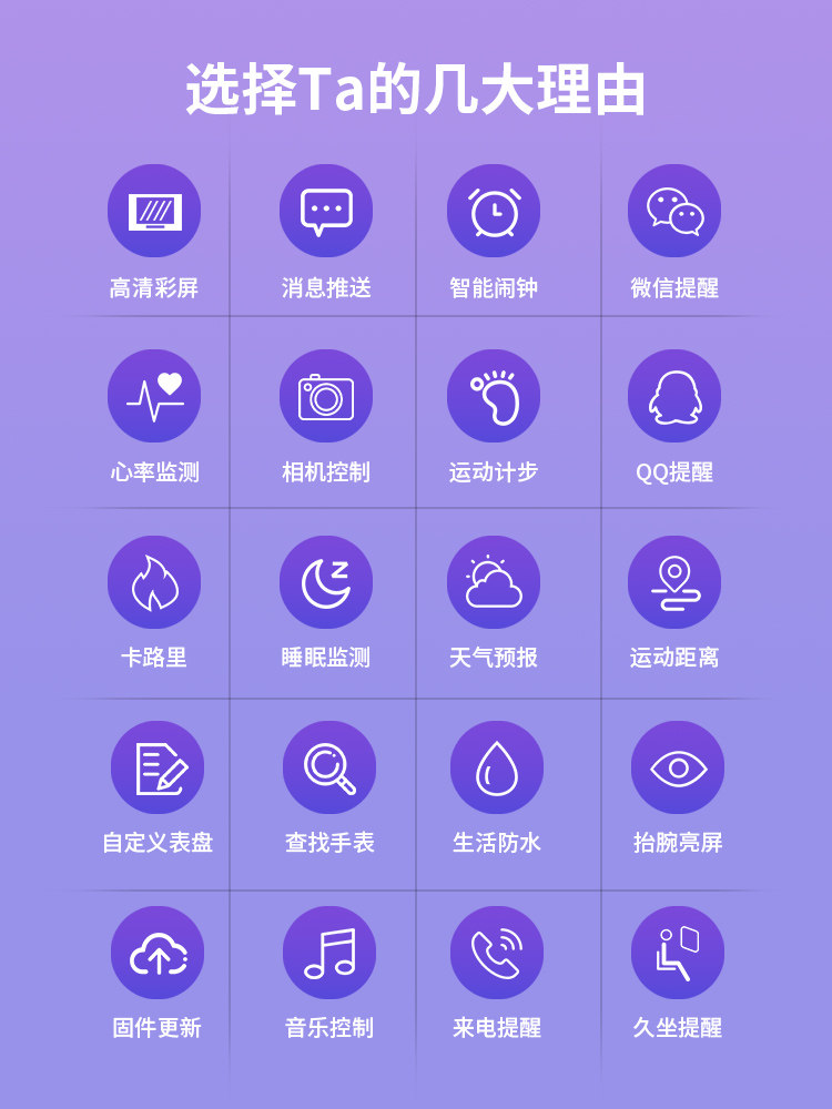 华为荣耀太空人智能手表多功能儿童学生初高中男生女闹钟运动手环