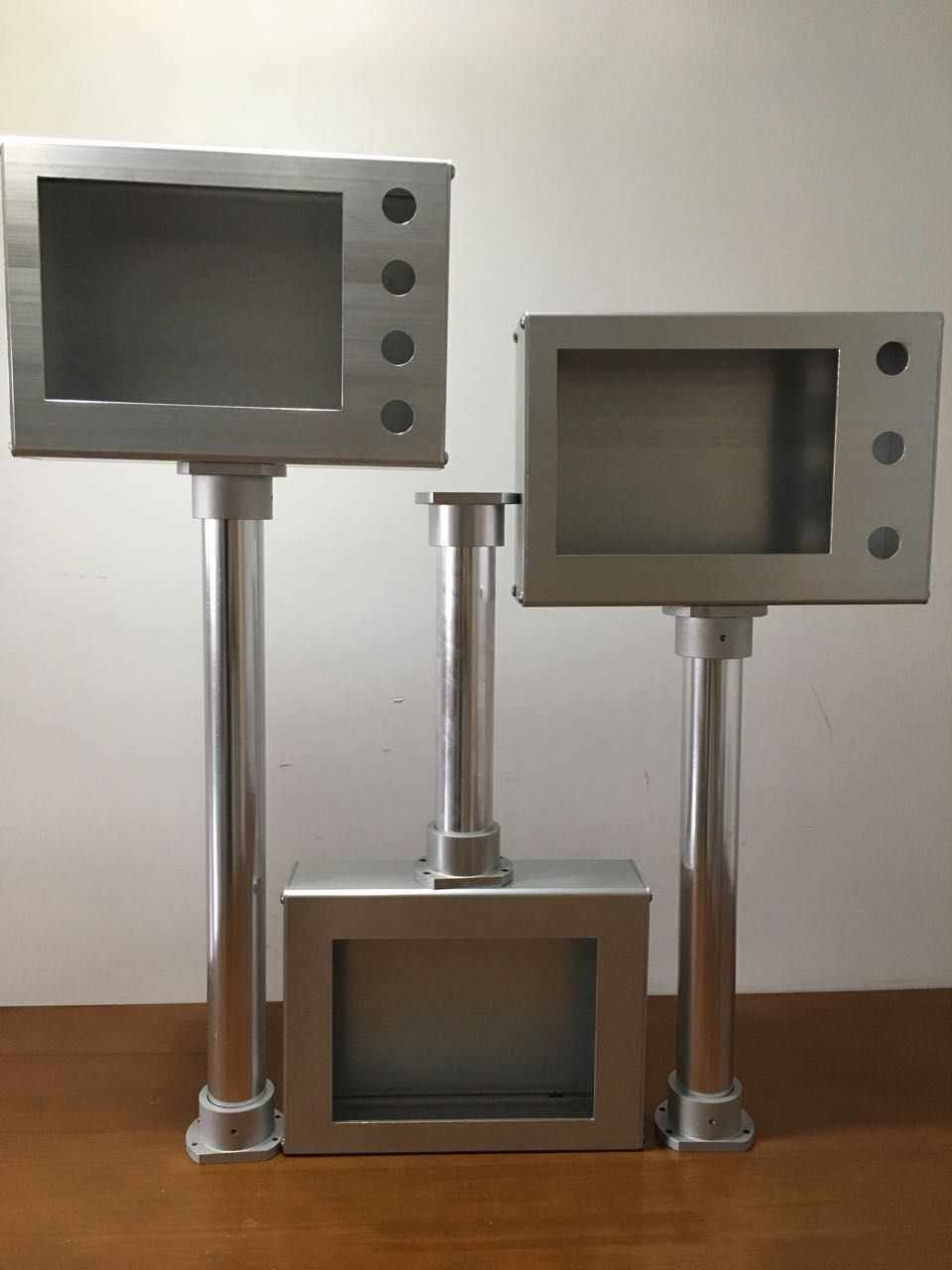 触摸屏控制箱 7寸威纶通铝合金安装盒子电箱 人机界面信捷电控箱