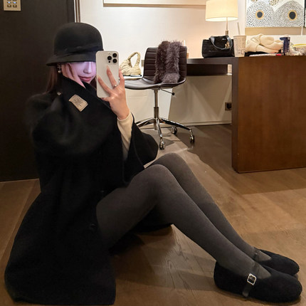 uuyeii 万能经典显瘦加绒打底袜女2025年新款压力连裤袜秋冬外穿