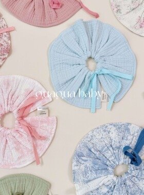 呱呱baby婴儿口水巾纯棉a类新生儿防吐围兜男女宝宝围嘴纱布围脖