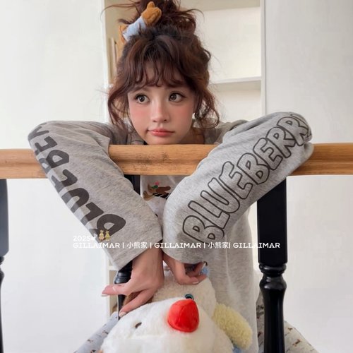 侘町腊肠2025年新款米妮棉春秋季长袖睡衣女华夫棉甜美家居服套装