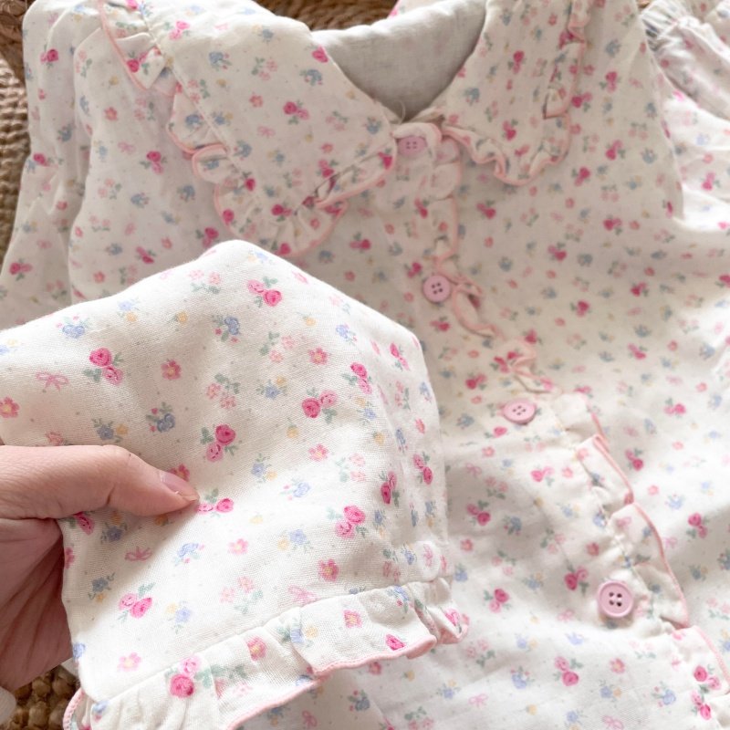 侘町睡衣女款2025新款春秋纯棉休闲套装可外穿粉月季开衫家居服,女士内衣/男士内衣/家居服,睡衣/家居服套装,淘宝优惠券,粉丝福利购,淘宝优惠卷