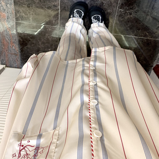 侘町2025年新款 丘比特之箭长袖 冰丝春夏季 睡衣女可外穿家居服套装