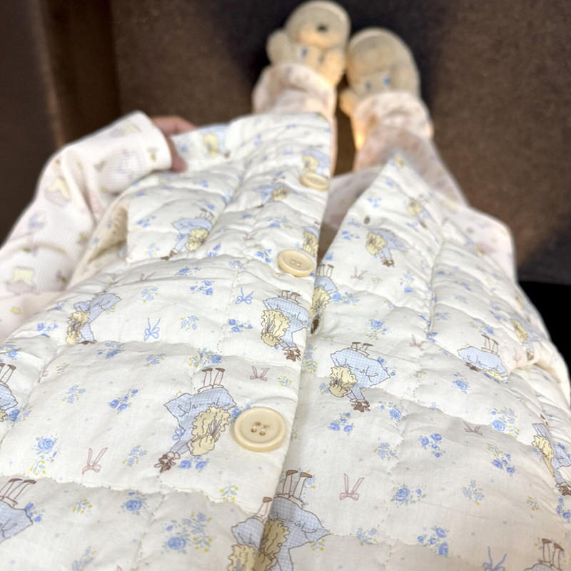 侘町小熊马甲2026新款冬季保暖空气夹棉女款卡通睡衣可外穿家居服,女士内衣/男士内衣/家居服,睡衣/家居服套装,淘宝优惠券,粉丝福利购,淘宝优惠卷