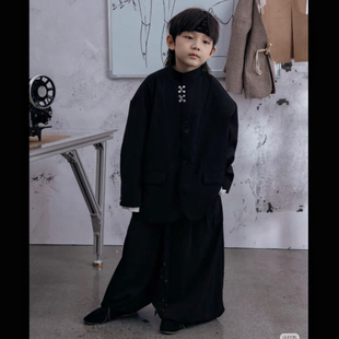 吾名堂品牌折扣男女童新中式国风外套春季新款儿童洋气上衣