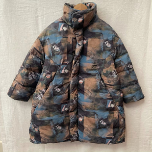 吾名堂品牌折扣男女童冬款羽绒服中长款90白鸭绒偏大特价清不退换