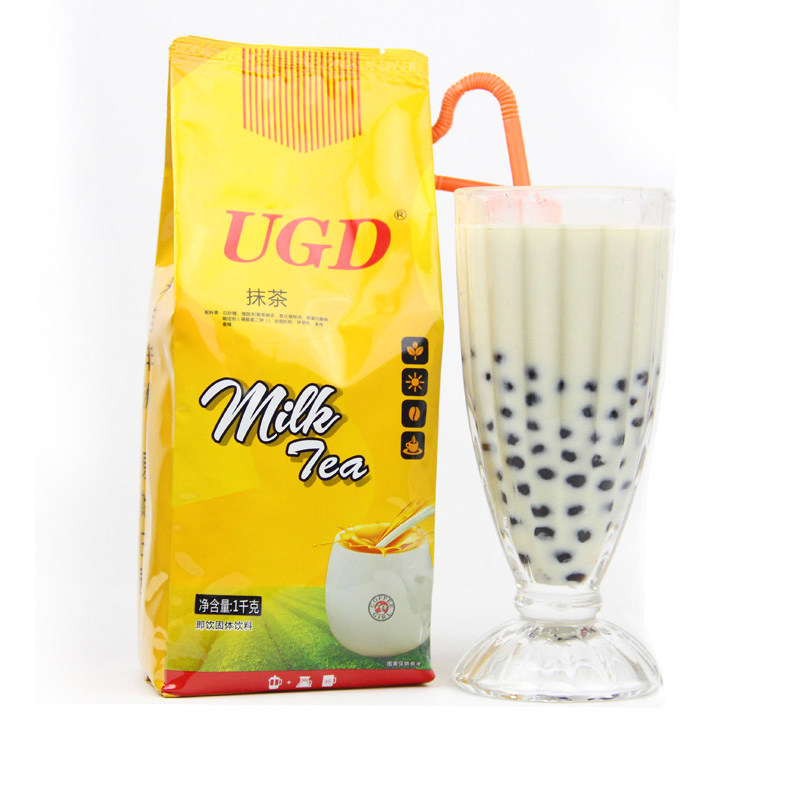 抹茶味奶茶 1kg袋装速溶奶茶粉 饮料粉 自动咖啡机热饮原料包邮