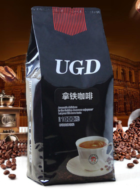 UGD速溶咖啡粉丝滑拿铁咖啡冲饮 大包装商用卡布奇诺蓝山摩卡炭烧
