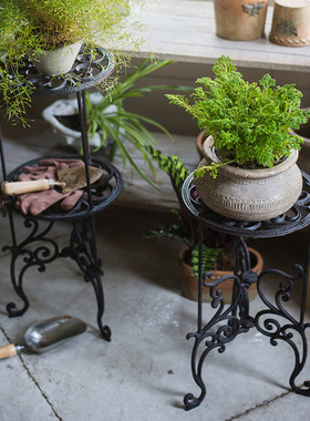 落地式园艺铸铁花架子创意花