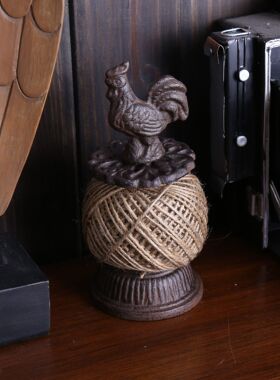 ZAKKA杂 日单 DIY工具 麻绳 剪刀 辅料 铸铁公鸡绕线轴